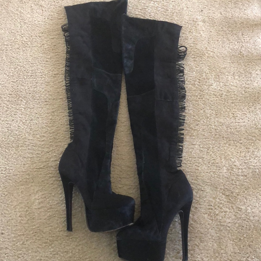 Thigh High Suede Boots